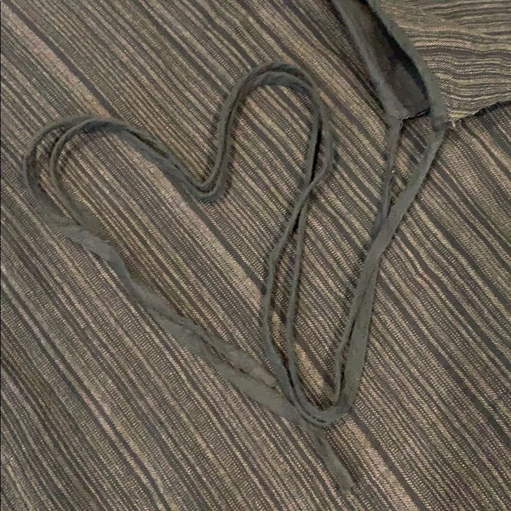 Amazing wrap skirt grey stripes